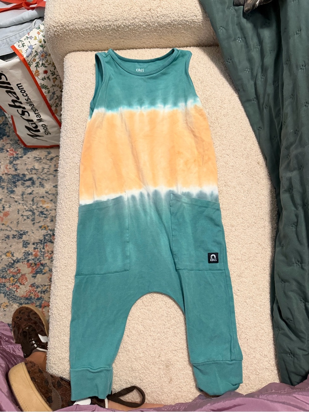 Rags 3/4 Rompers - Picture 6 of 7